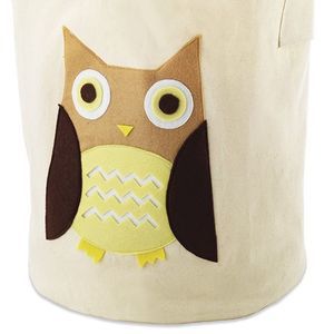 Whitmor Canvas Storage Bin / Tote Owl